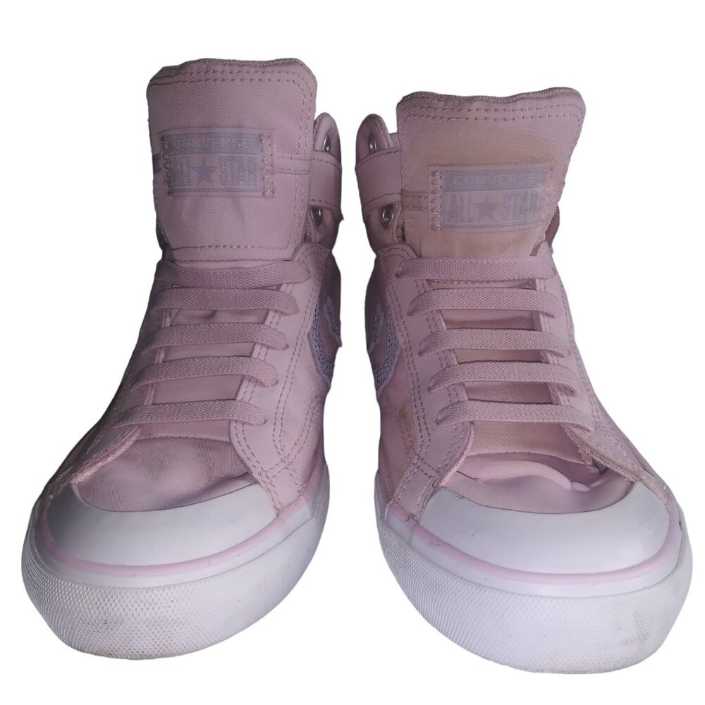 Converse All Star Jr Pink Athletic Tennis Shoe Hi Top Size 5 Sneaker